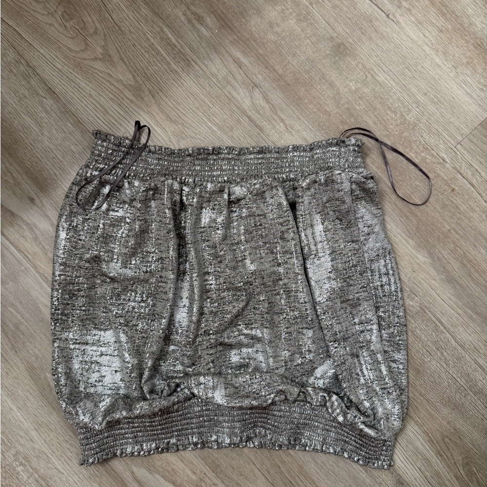 Anthropologie Silver Women's tube top